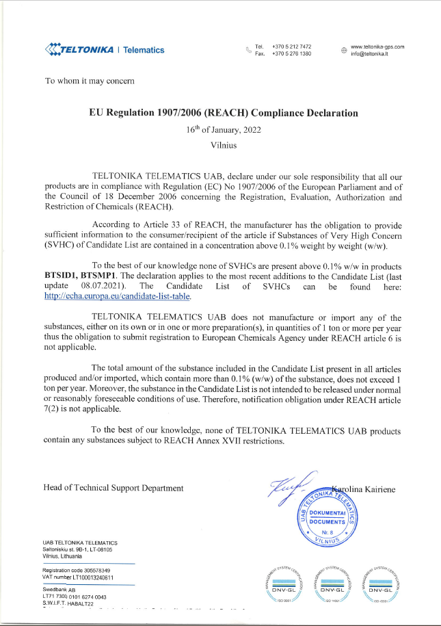 File:EU Regulation 19072006 (REACH) Compliance Declaration, 2022-01-16 ...