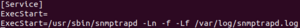 Networking device configurationexample creating snmptrapd service v1.png