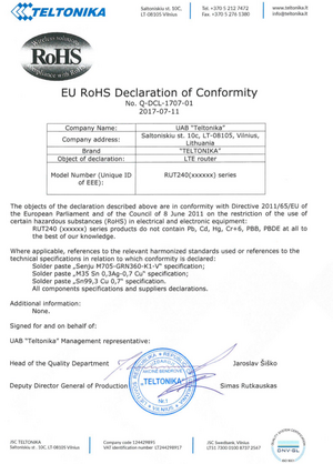 Certification rut240 rohs.png