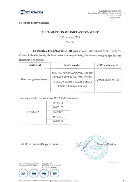 File:Declaration of IMEI assignment, EG915U-LA, 2025-11-07.png