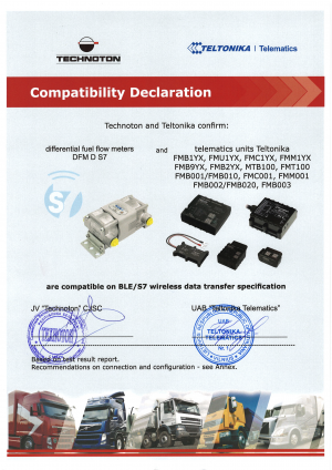 Compatibility Declaration, DFM D S7