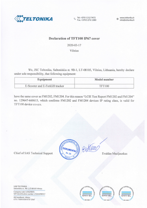 Declaration of TFT100 IP67 cover 03-17.png