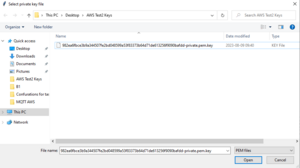 Selecting private key.png
