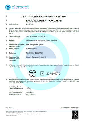 FMM650 TELEC certificate first page.png
