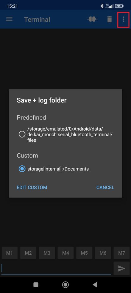 How to debug device over Android smartphone - Teltonika Telematics Wiki