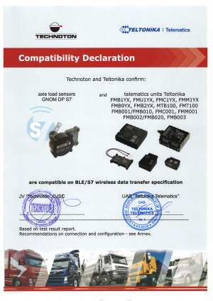 Compatibility Declaration, GNOM DP S7