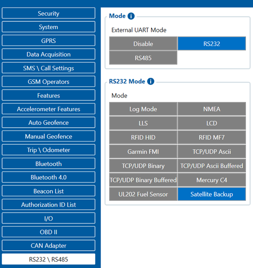 Iridium rs232 parameter config.png